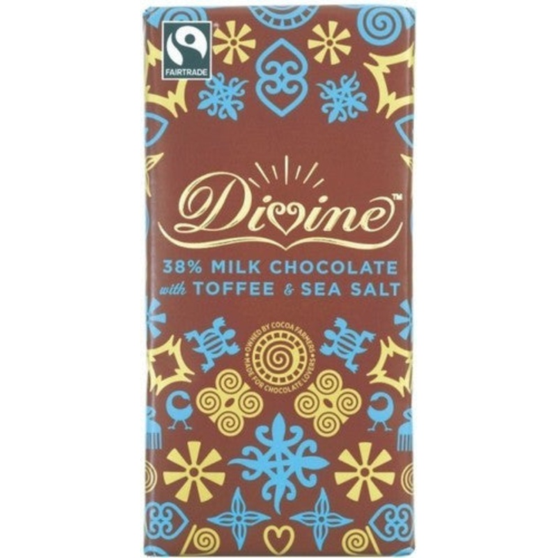 Divine Toffee & Sea Salt Milk Chocolate