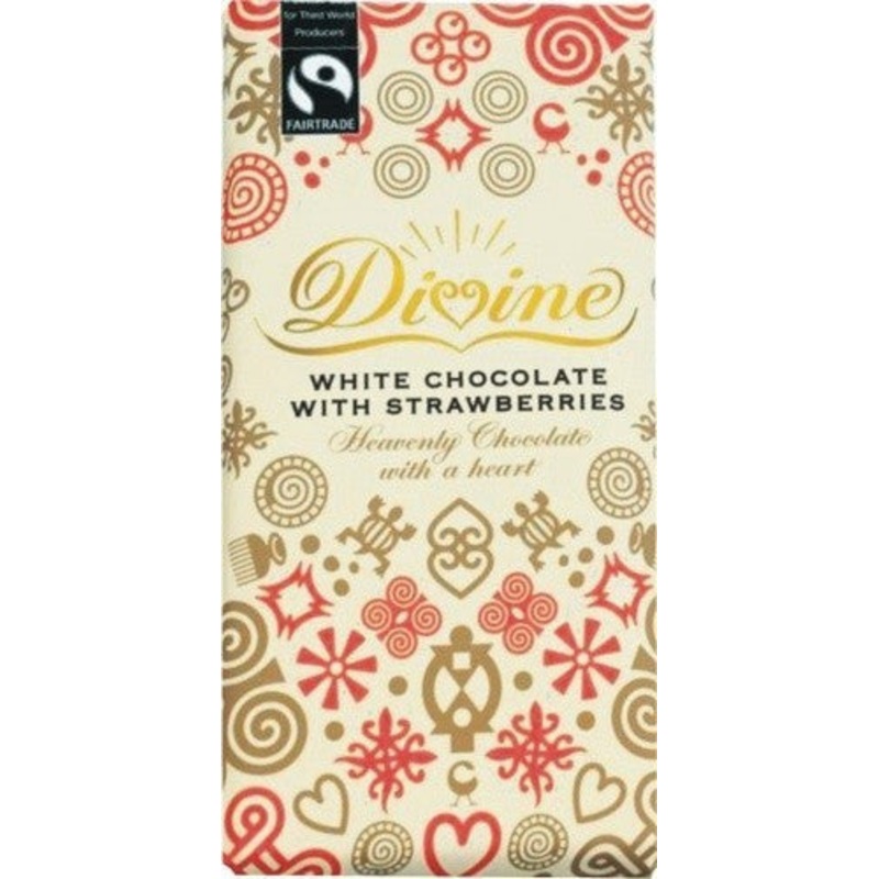 Divine White Chocolate With Strawberry