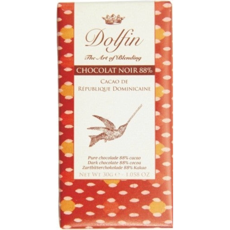 Dolfin Mini 88% Dark Chocolate Bar