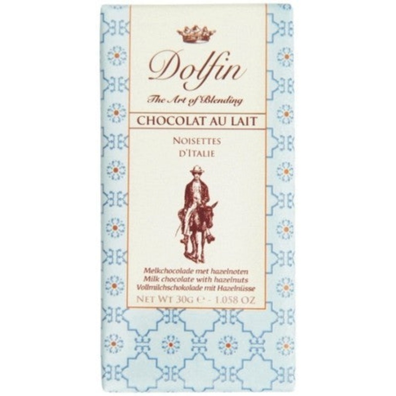Dolfin Mini Milk Chocolate With Hazelnuts Bar