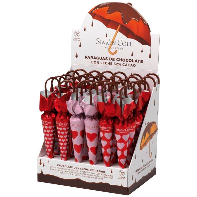 Milk Chocolate Umbrellas