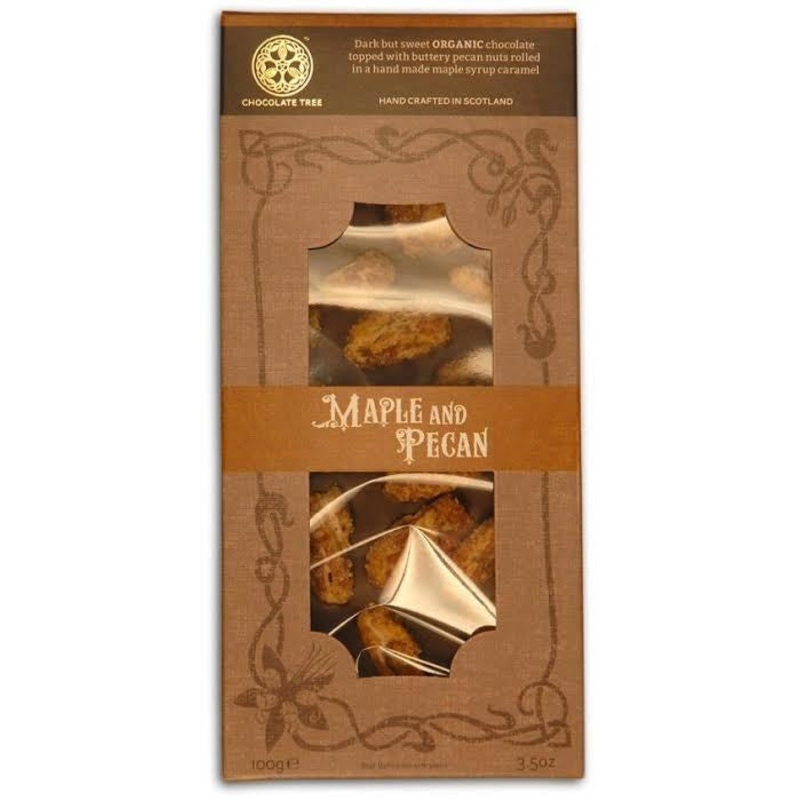Organic Dark Chocolate Maple and Pecan 58%