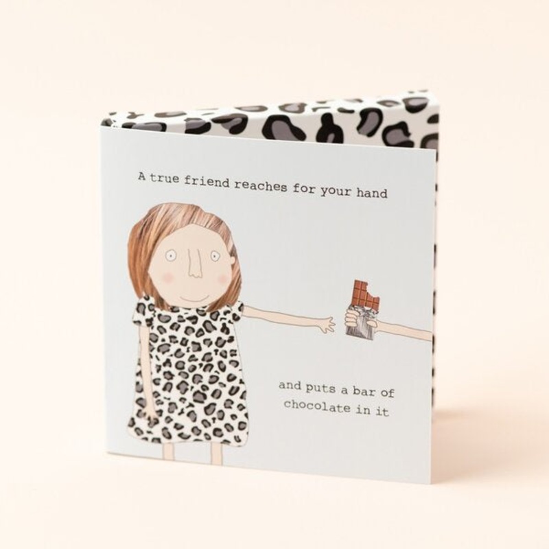 A True Friend Choccy Card