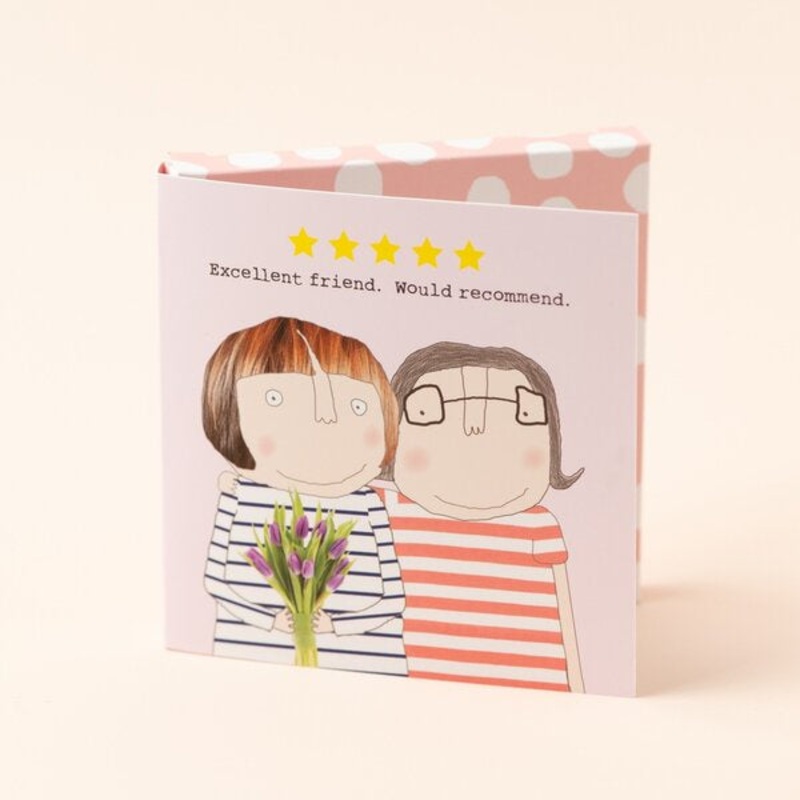 Excellent Friend Choccy Card
