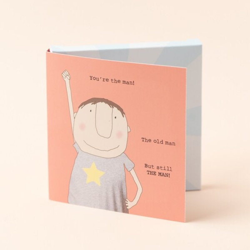 You're The Man Choccy Card
