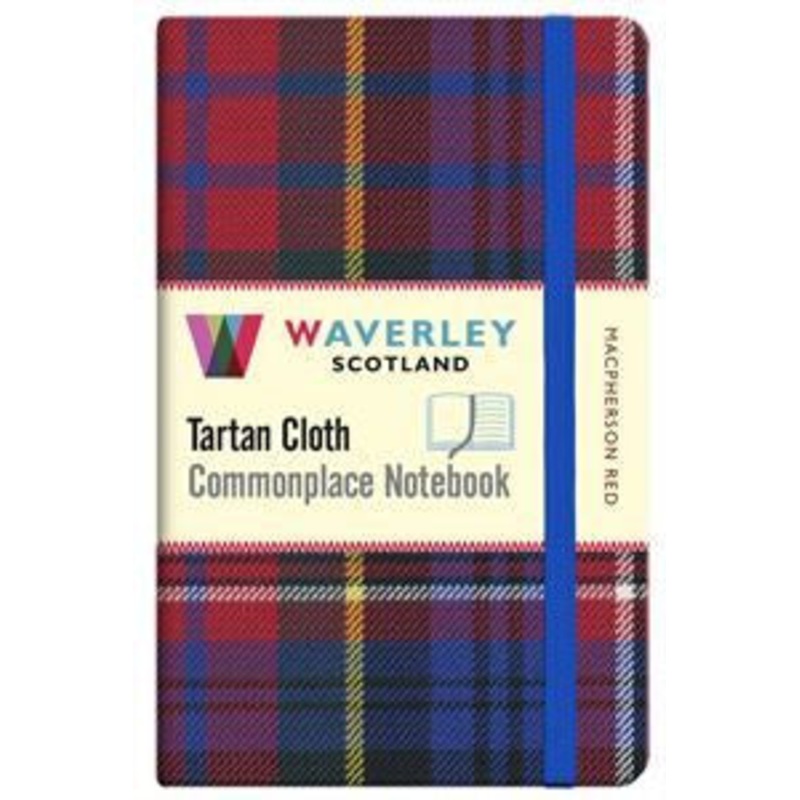 Tartan Cloth Notebook - MacPherson Red