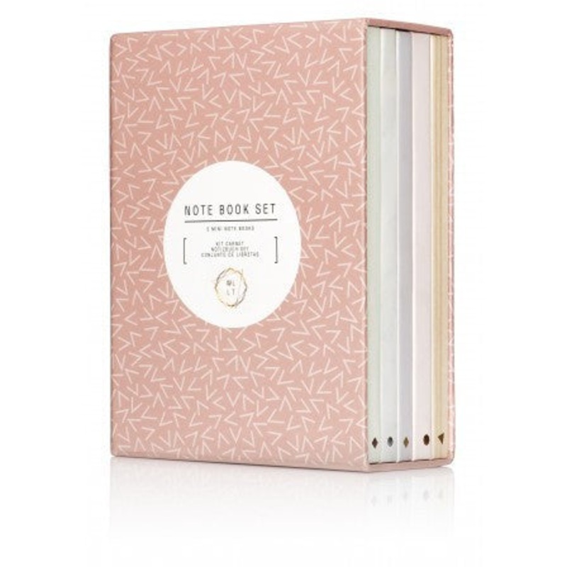 We Live Like This Box of 5 Mini Notebooks