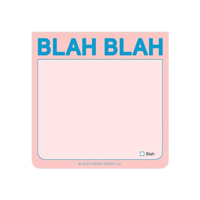 Blah Blah Sticky Notes