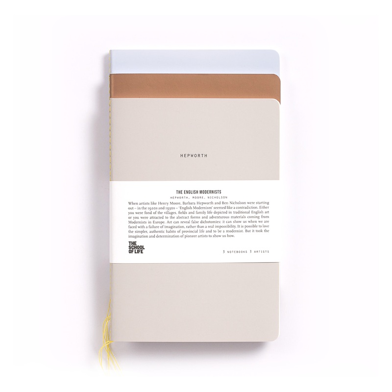 The English Modernists Notebooks Set of 3