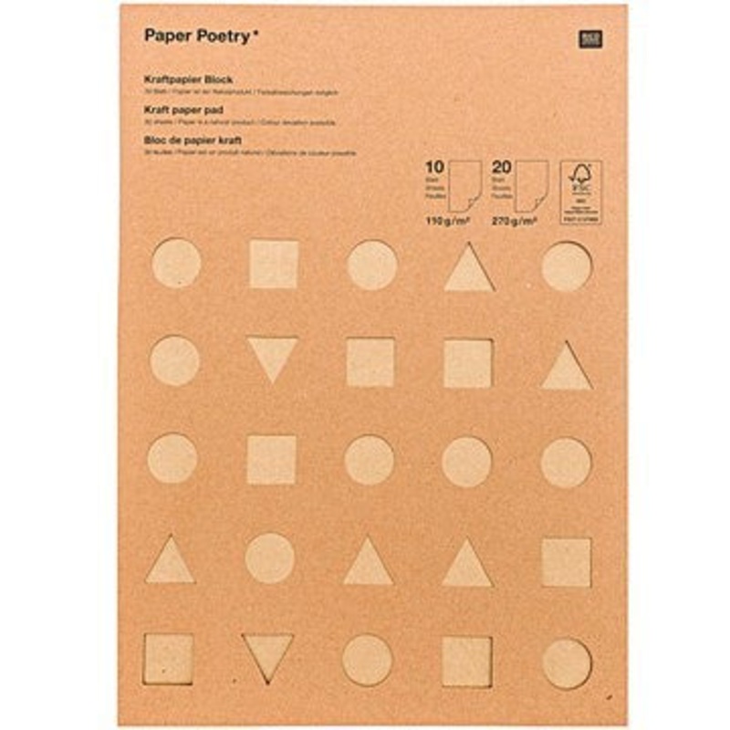 Kraft Paper Pad 30 Sheets