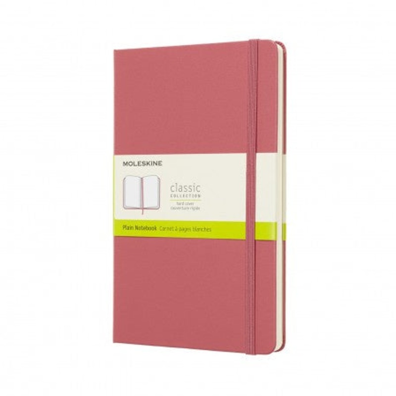Moleskine Large Hardback Plain Notebook Daisy Pink