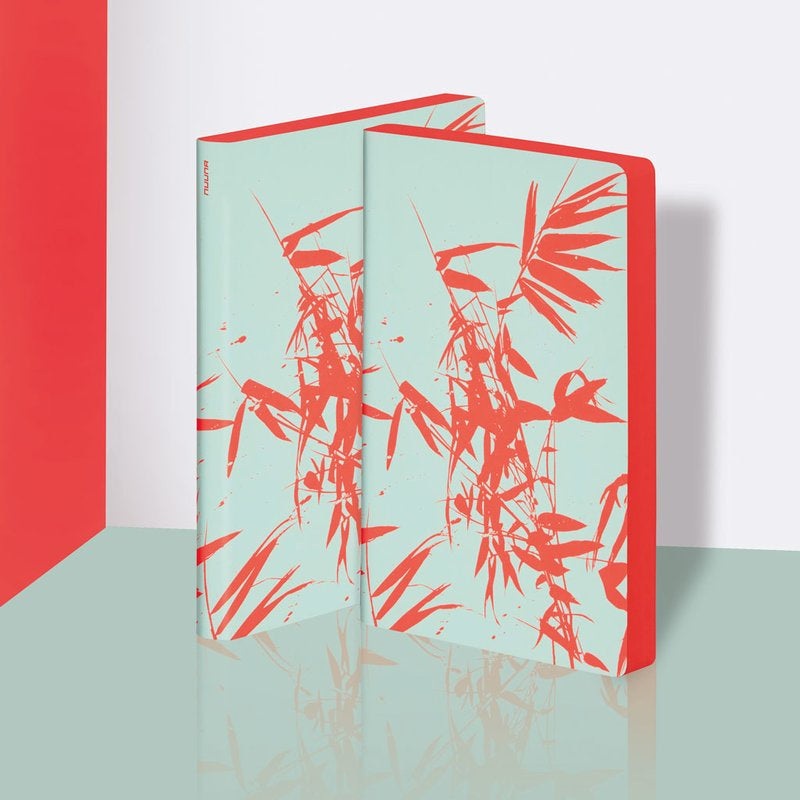 Nuuna - Colour Clash Notebook Large Bamboo