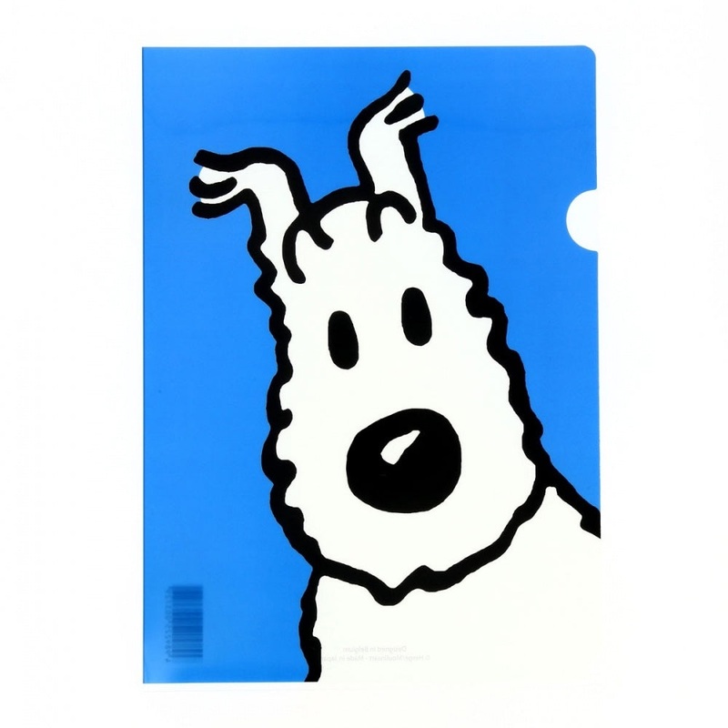 Snowy A4 Plastic Sleeve Blue