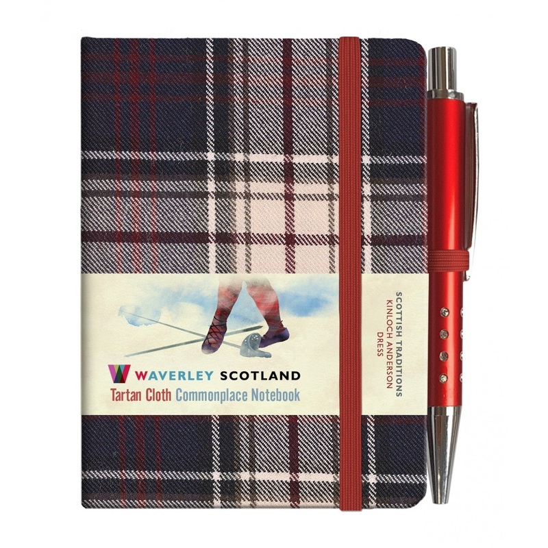 Mini Tartan Notebook with Pen - Dress