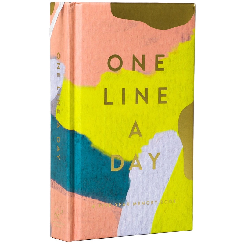 One Line a Day Five Year Memory Book Bright Cover