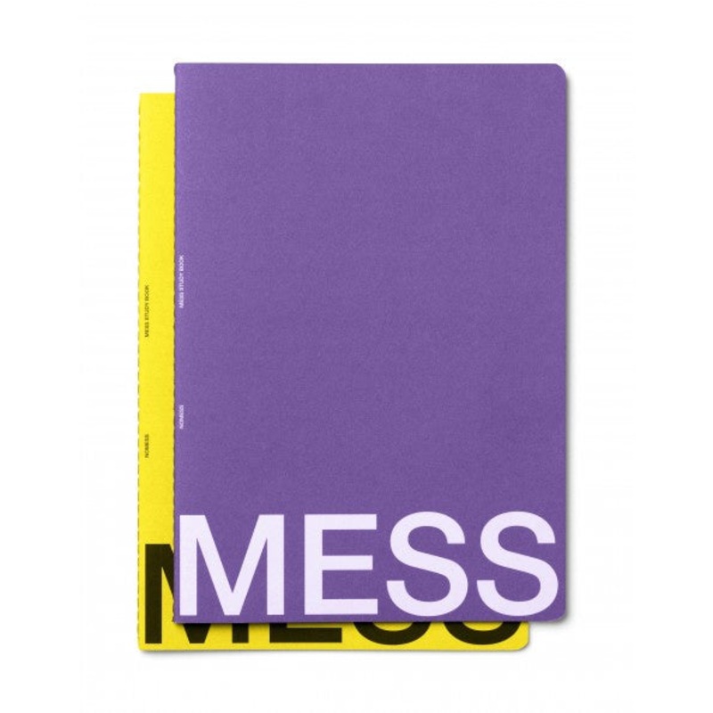 Study Books Large Purple And Yellow