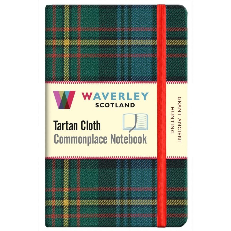 Tartan Cloth Notebook - Grant Ancient Hunting