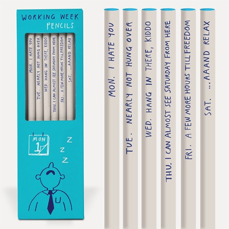 Working Week Pencils