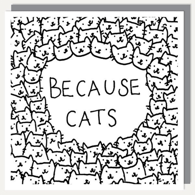 Because Cats Card