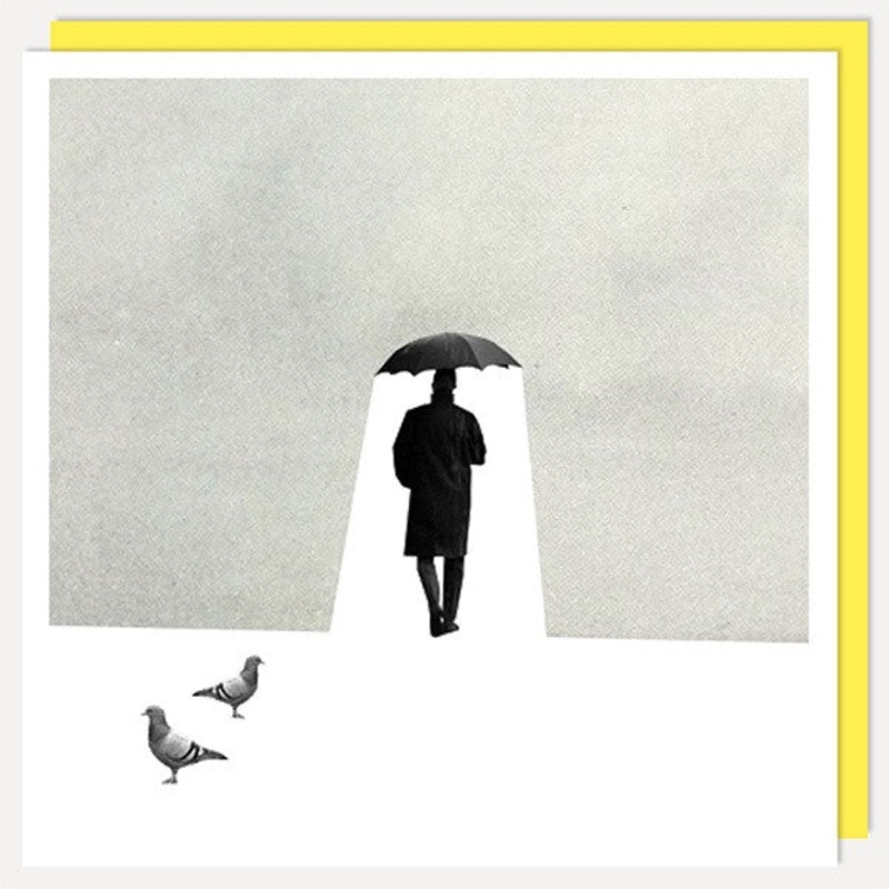 Grey Rain Card