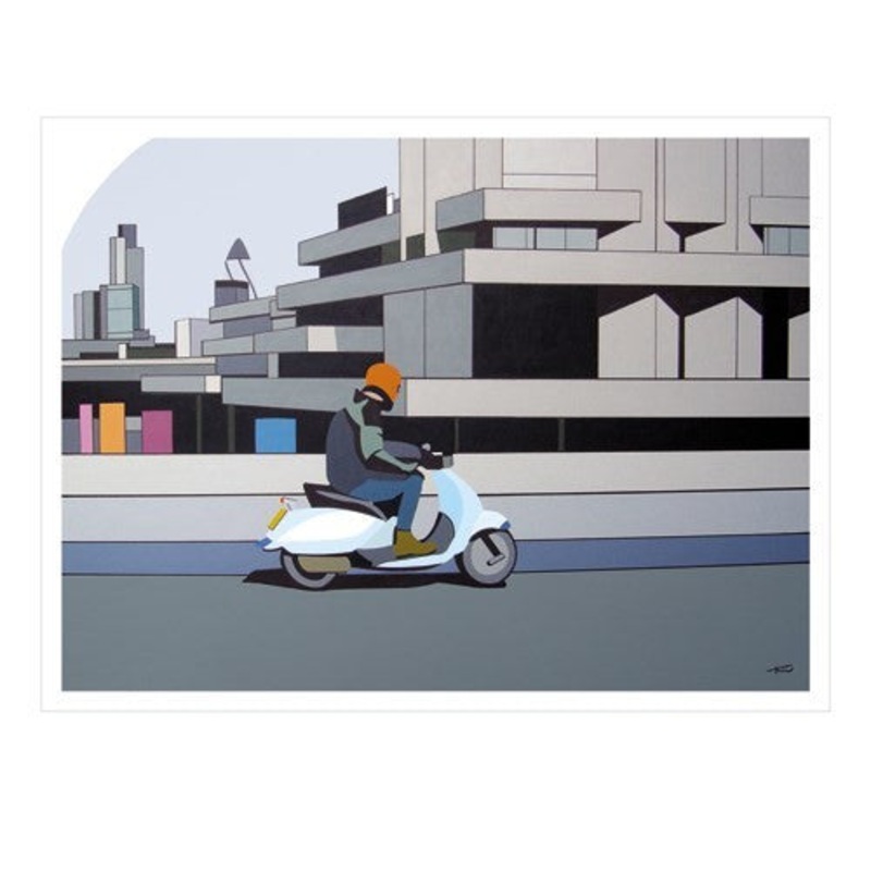 Vespa, Waterloo Bridge London Card