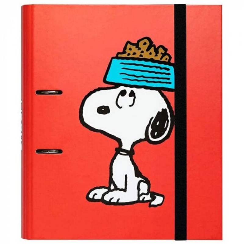 Snoopy 2 Ring Binder File Folder