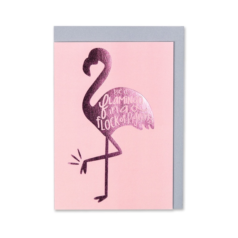 Be a Flamingo Card