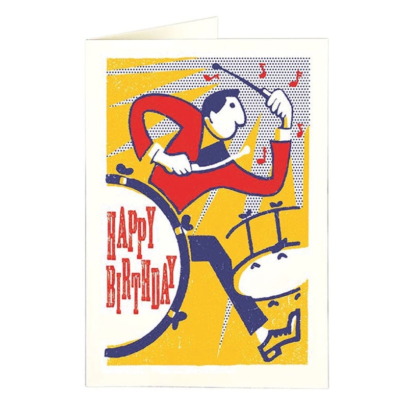 Birthday Drummer Card