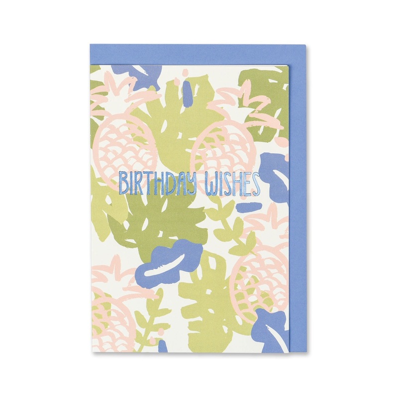 Birthday Wishes Floral Card
