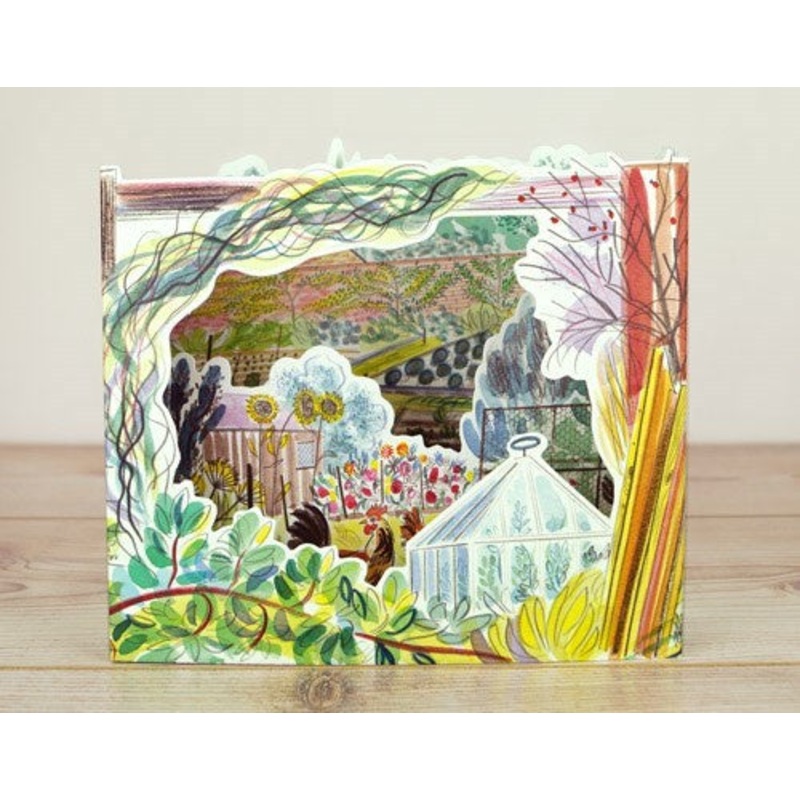 Chickens Allotment 3D Card