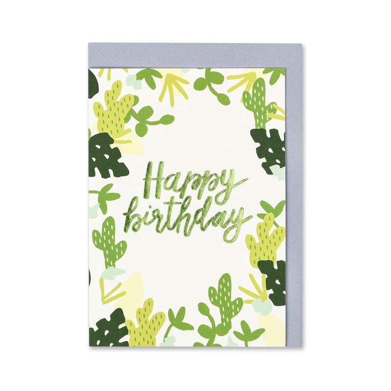 Happy Birthday Cactus Card