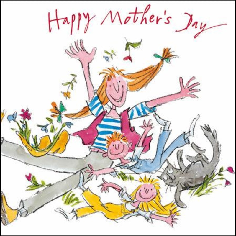 Kids & Cat Mother's Day Card