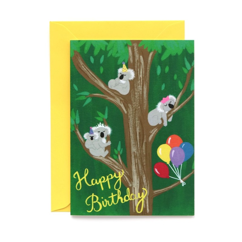 Koala Party Card