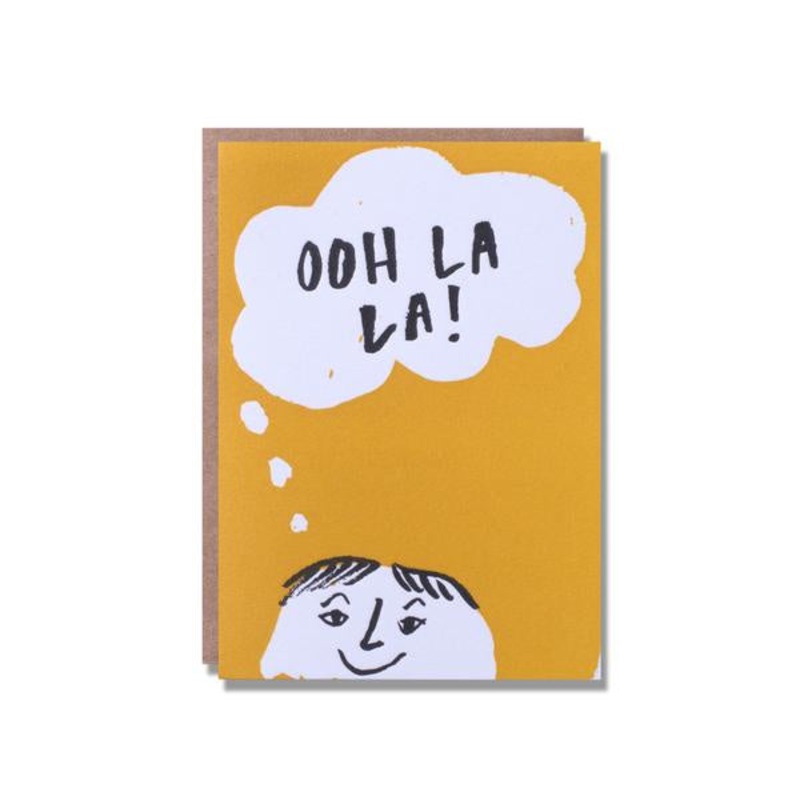 Ooh La La Thought Bubble Card