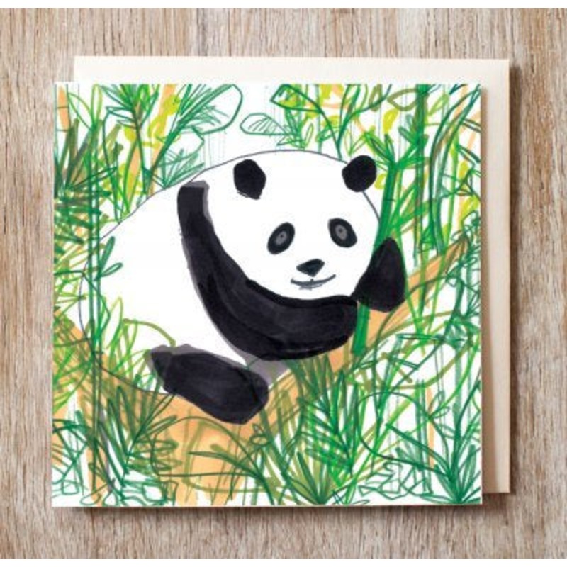 Panda In The Jungle Card