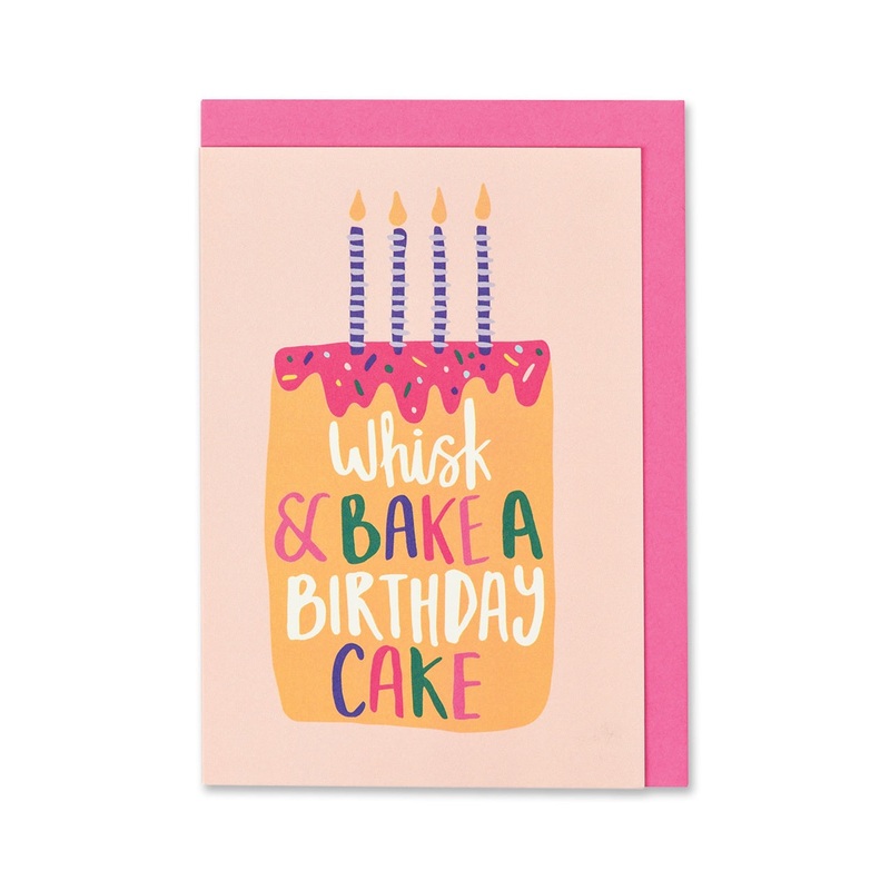 Whisk & Bake A Birthday Cake Card