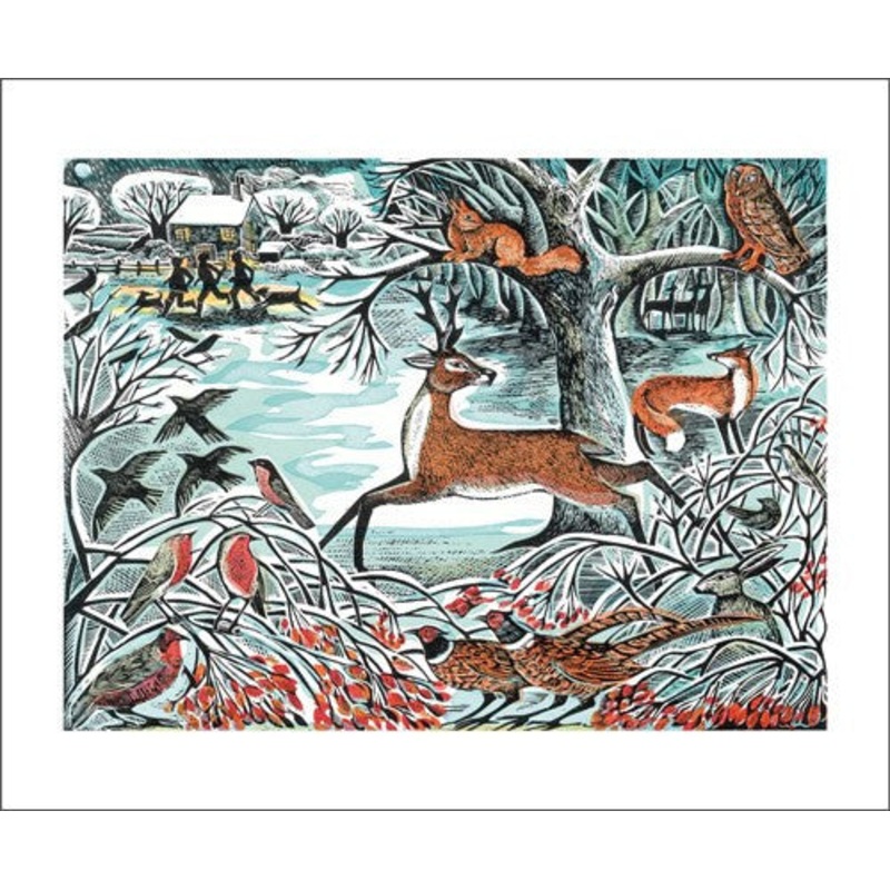 Winter Woodland Blank Card