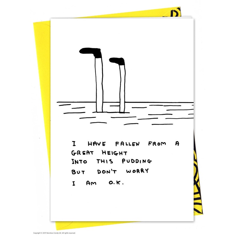 Fell Into This Pudding Card