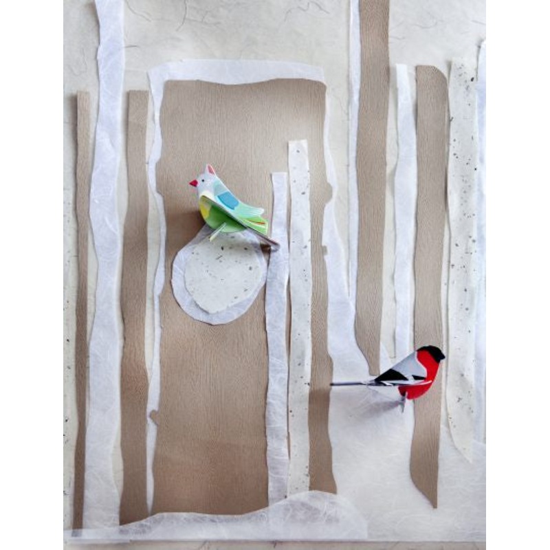 Finches Pop Out Card