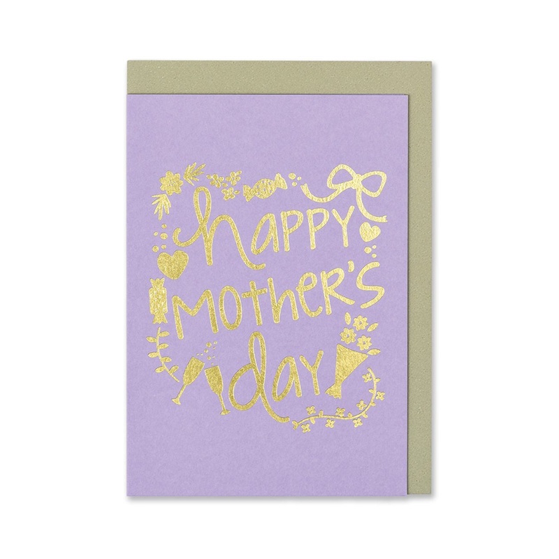 Happy Mother's Day Gold Foiled Card