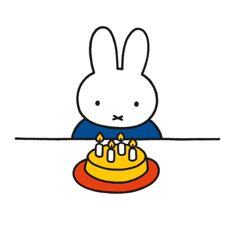 Miffys Birthday Cake Card
