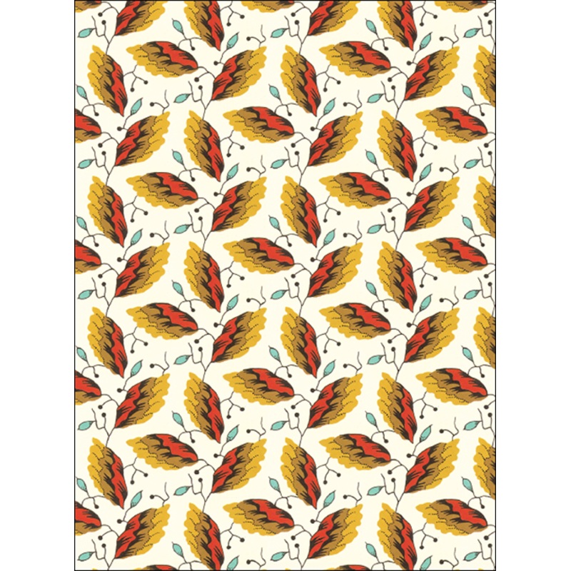 Fire Leaf Mini Card