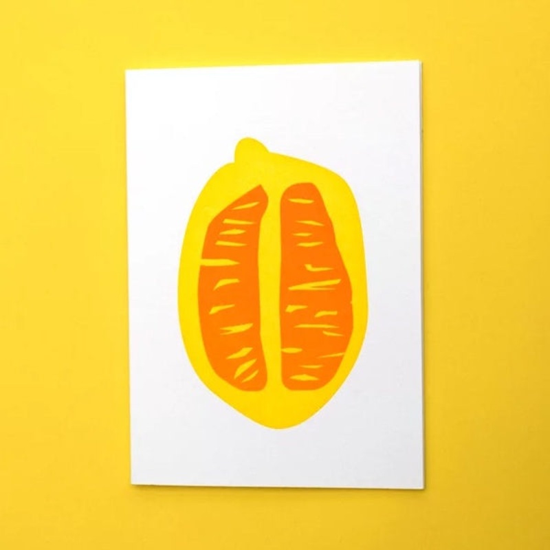 Lemon Section Card