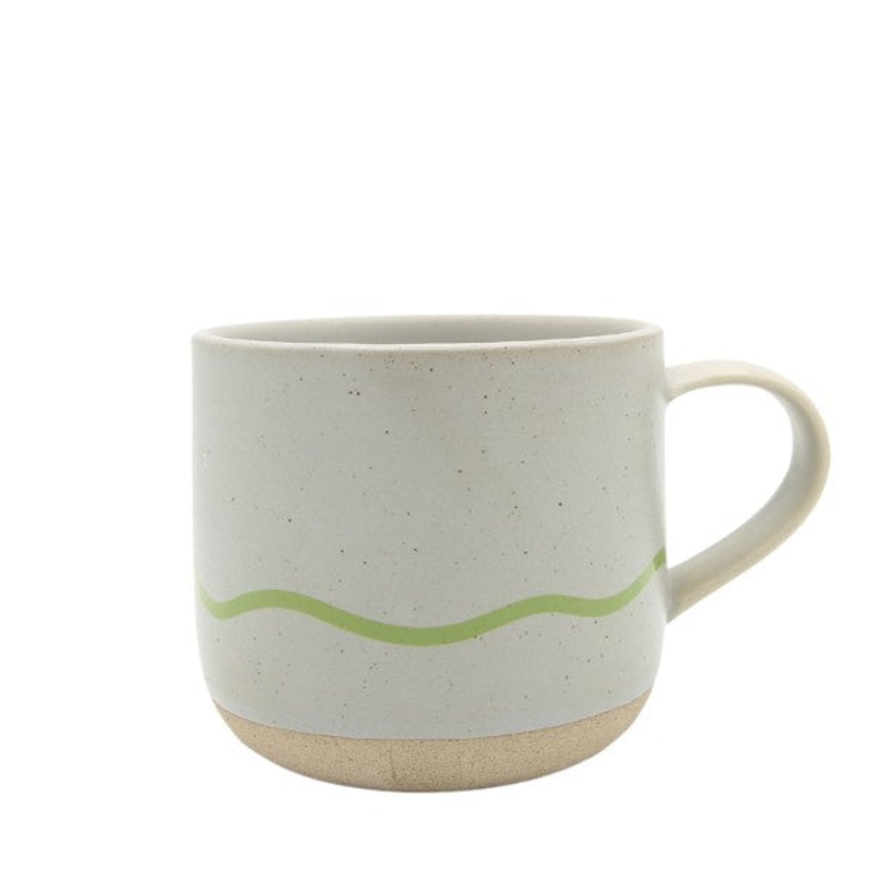 Pebble & Green Mug by Keith Brymer Jones