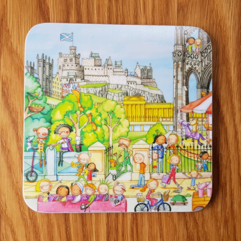 A View From Waverley Bridge Gingerpaws Coaster