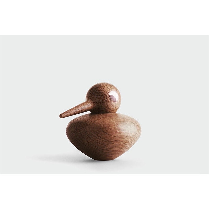 Chubby Smoked Wooden Bird