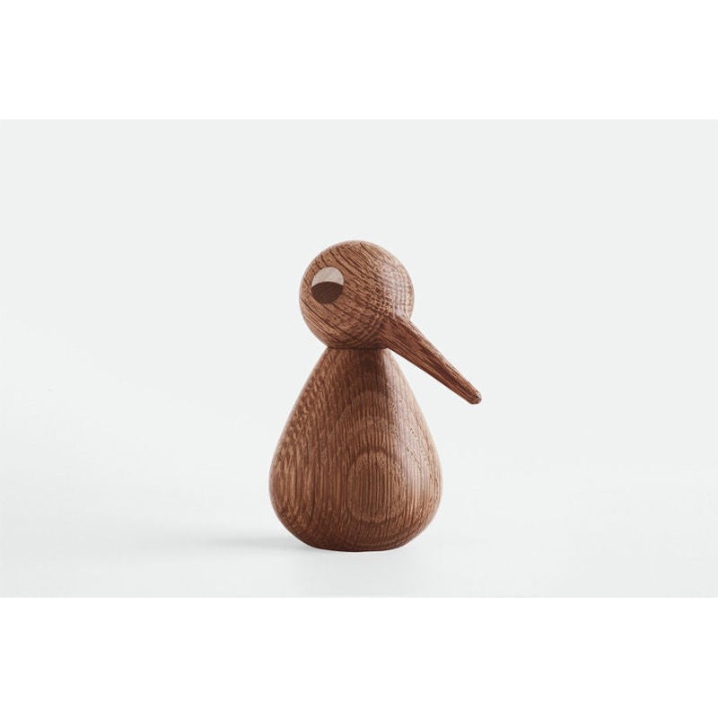 Large Smoked Wooden Bird