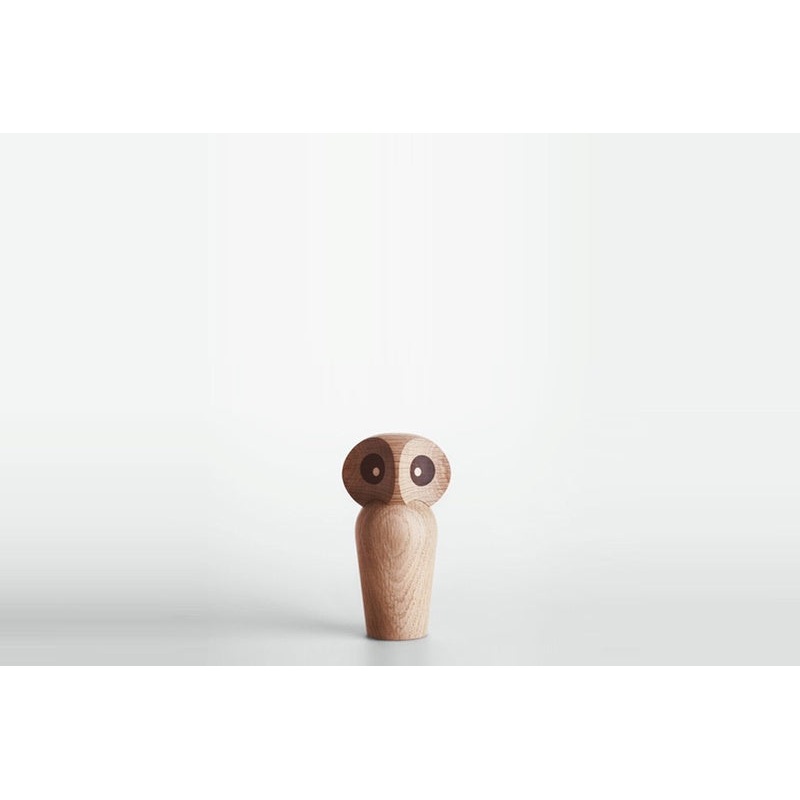 Mini Natural Wooden Owl