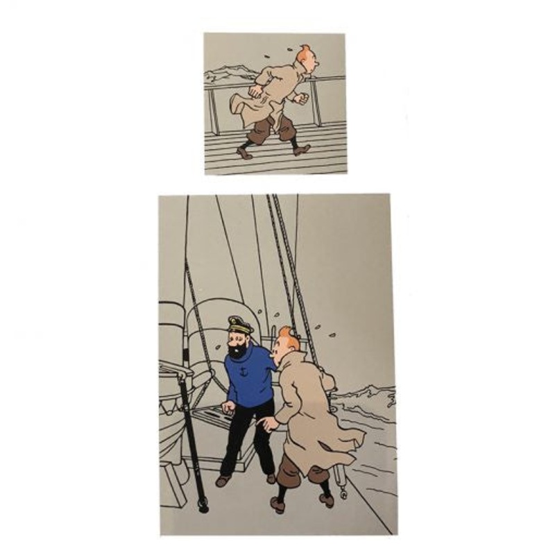 Tintin Duvet Set Haddock Boat