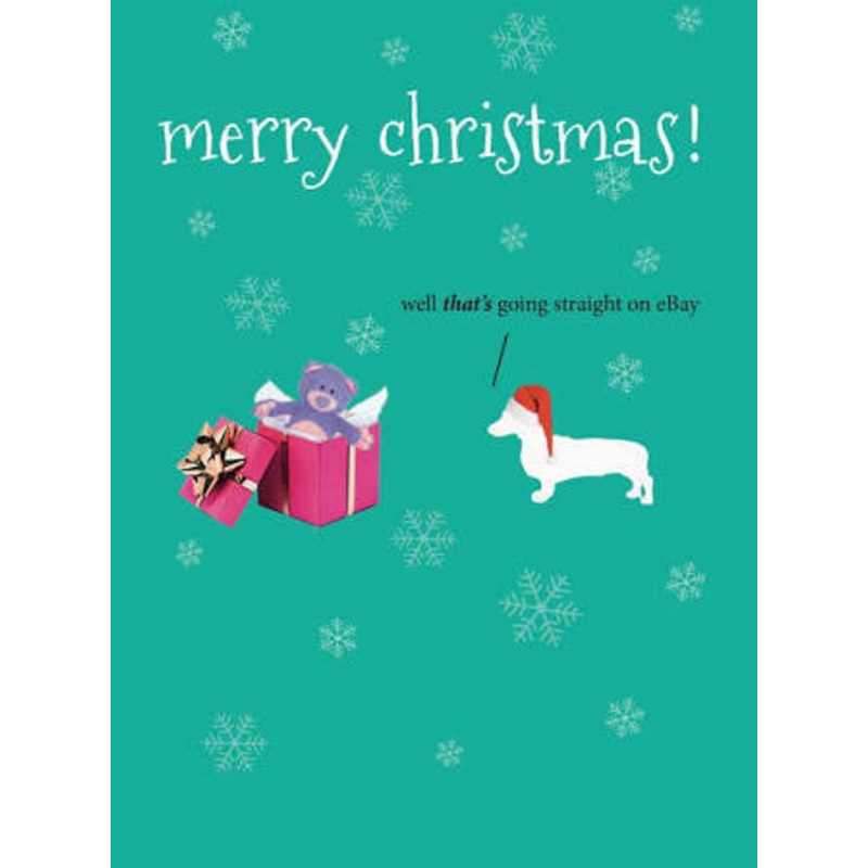 Christmas Card - Frankie Dog Ebay